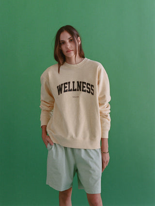Wellness Ivy Crewneck - Cream