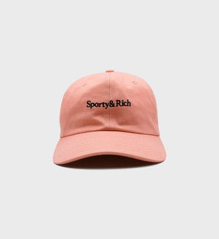 Serif Logo Hat - Peach Pie