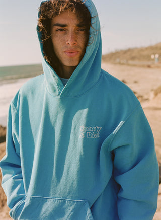 Fun Logo Hoodie - Ocean Blue