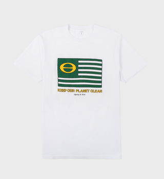 Eco Flag T Shirt - White