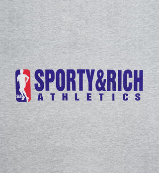 Team Logo Crewneck - Heather Gray
