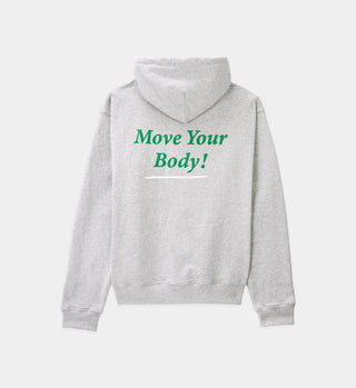 Move Your Body Hoodie - Heather Grey