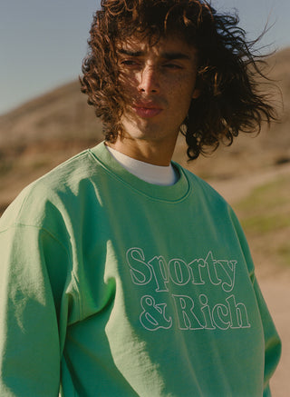Fun Logo Crewneck - Junior Mint
