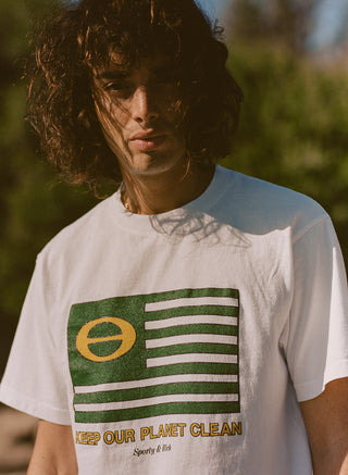 Eco Flag T Shirt - White