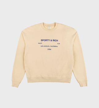 L.A. Health Club Crewneck - Cream
