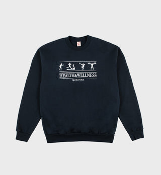 Health & Wellness Crewneck - Navy