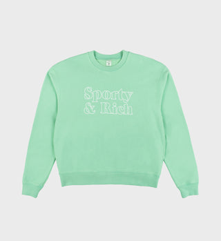 Fun Logo Crewneck - Junior Mint