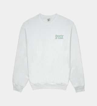 Fun Logo Crewneck - White