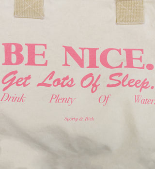Be Nice Tote Bag - Natural
