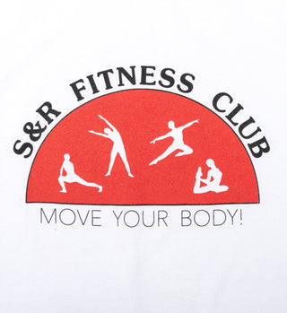 Fitness Club T Shirt - White - 2020