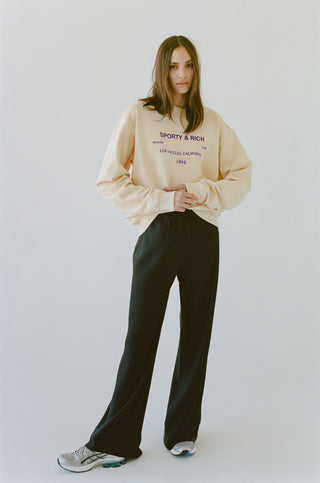 L.A. Health Club Crewneck - Cream