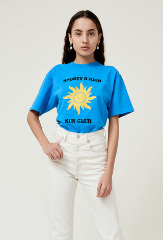 S&R Sun Club T Shirt - French Blue