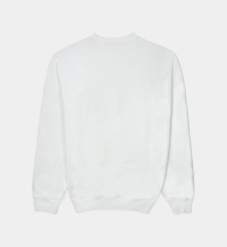 Fun Logo Crewneck - White