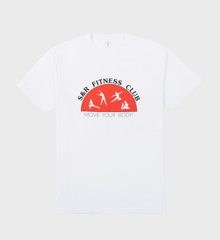 Fitness Club T Shirt - White - 2020