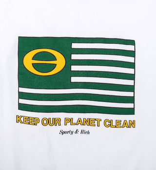 Eco Flag T Shirt - White