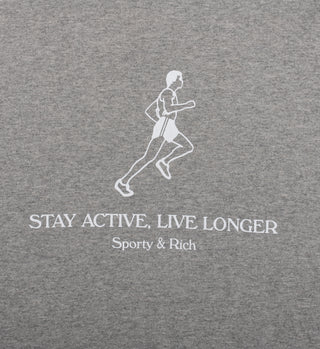 Live Longer Longsleeve - Heather Gray