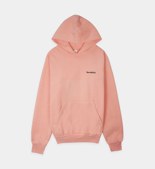 Serif Logo Hoodie - Peach Pie