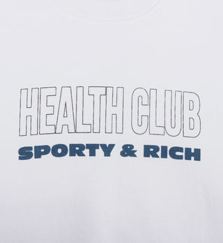 Health Club Crewneck - White