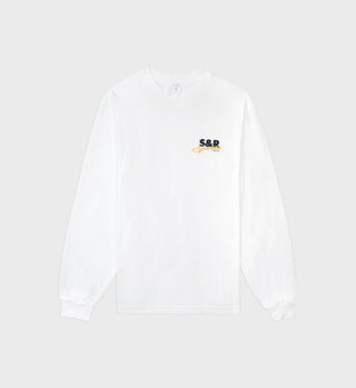S&R Sports Longsleeve T Shirt - White
