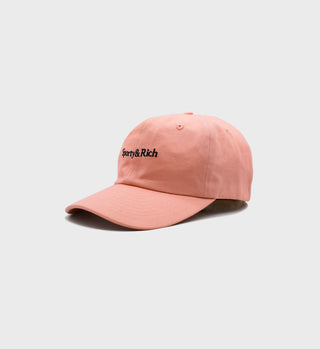 Serif Logo Hat - Peach Pie