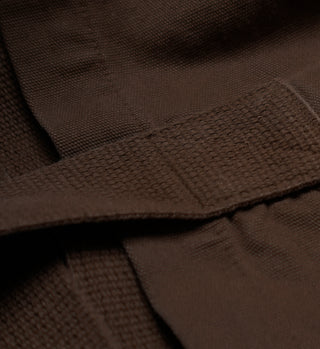 Serif Logo Tote - Chocolate